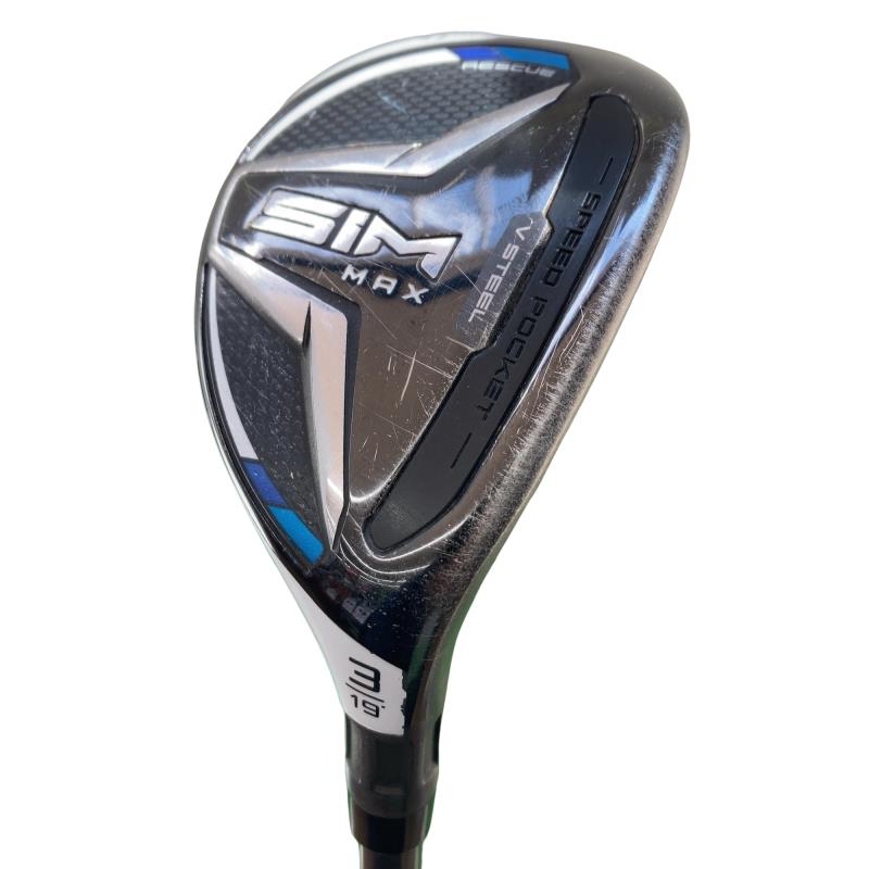 【中古】 テーラーメイド SIM MAX U3 ユーティリティ UT TENSEI BLUE TM60(UT) (フレックスR) メンズ 男性用 右利き 右用 Cランク ゴルフクラブ