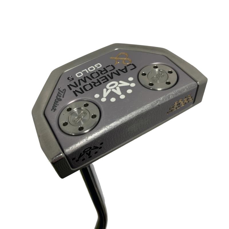 【中古】 タイトリスト SCOTTY CAMERON＆CROWN GOLO 5 33in パター PT スチール写真 (フレックス余分の物) メンズ 成人男性用 右利き 右用 C位置付ける ゴルフ野球クラブ メンズクラブ-ゴルフ-クラブ