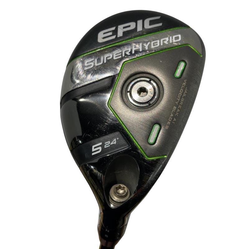 【中古】 キャロウェイ EPIC SUPER HYBRID U5 ユーティリティ UT Diamana 55 for CW(2021 EPIC UT) (フレックスSR) メンズ 男性用 右利き 右用 Cランク ゴルフクラブ