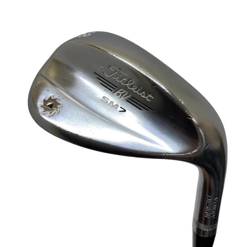【中古】 タイトリスト VOKEY SPIN MILLED SM7 ツアークロム 58°/14°K ウェッジ WG NS PRO MODUS3 TOUR120 (フレックスS) メンズ 男性用 右利き 右用 Cランク ゴルフクラブ