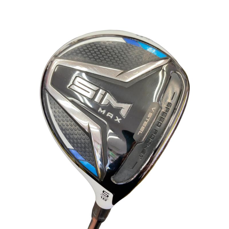 【中古】 テーラーメイド SIM MAX 5W フェアウェイウッド FW TENSEI BLUE TM50(FW) (フレックスS) メンズ 男性用 右利き 右用 Cランク ゴルフクラブ