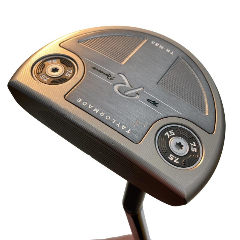 【中古】 テーラーメイド TP Reserve M33 33インチ レフティ USA パター PT スチール (フレックスその他) メンズ 男性用 左利き レフティ 左用 Cランク ゴルフクラブ