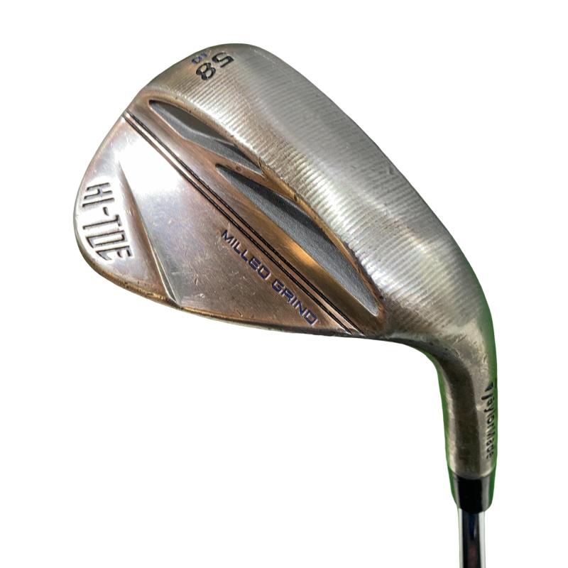 【中古】 仕立て屋お手伝いさん Taylor Made MILLED GRIND HI-TOE(2022) 58°/10° ウェッジ WG Dynamic Gold (フレックスS) メンズ 成人男性用 右利き 右用 D位置づける ゴルフ野球クラブ