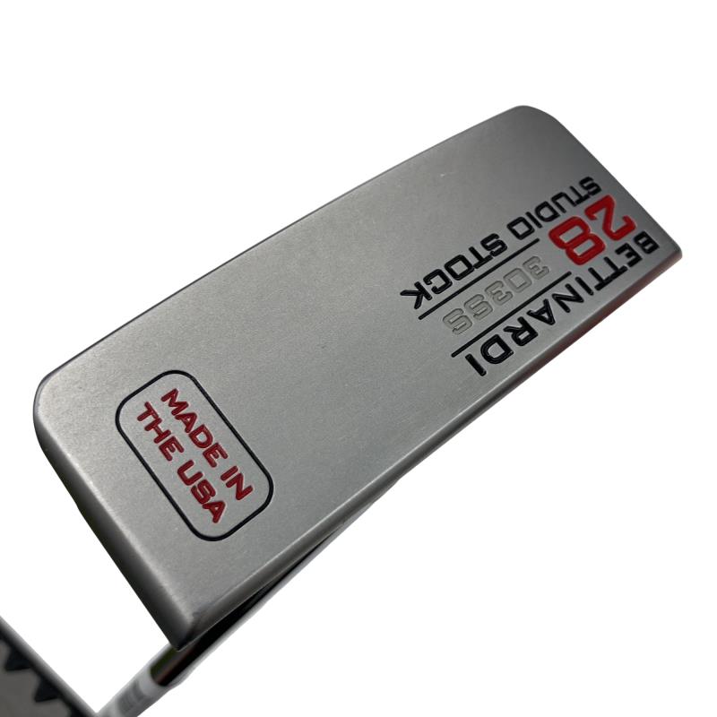 【中古】 ベティナルディ BETTINARDI STUDIO STOCK 28(2021) センター 34インチ パター PT スチール (フレックスその他) メンズ 男性用 右利き 右用 Bランク ゴルフクラブ