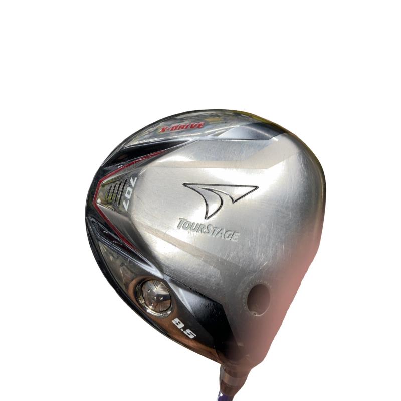 【中古】 ブリヂストン TOURSTAGE X-DRIVE 707  9.5° １番ウッド DR Tour AD BB-6 (フレックスS) メンズ 成人男性用 右利き 右用 C序列付ける ゴルフ野球クラブ