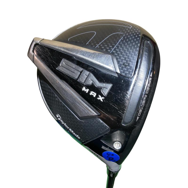 【中古】 テーラーメイド SIM MAX 9° ドライバー DR TENSEI BLUE TM50(DR) (フレックスR) メンズ 男性用 右利き 右用 Cランク ゴルフクラブ