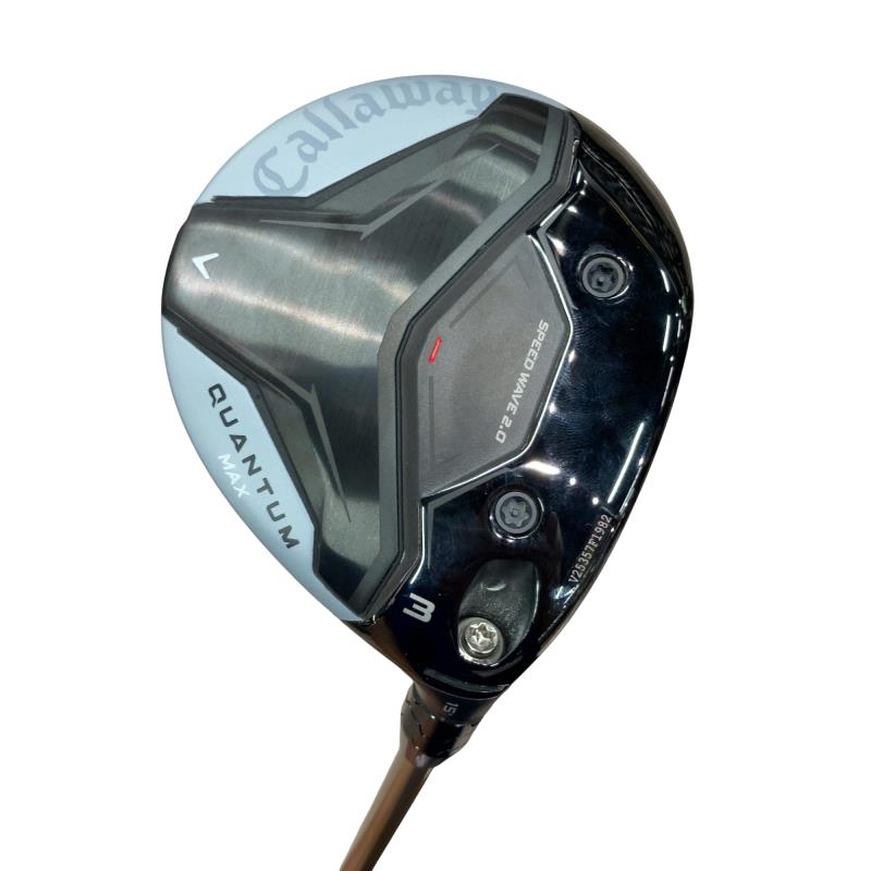【中古】 キャロウェイ QUANTUM MAX  3W フェアウェイウッド FW 純然たる特注矢がら (フレックスS) メンズ 成人男性用 右利き 右用 B位置づける ゴルフ野球クラブ