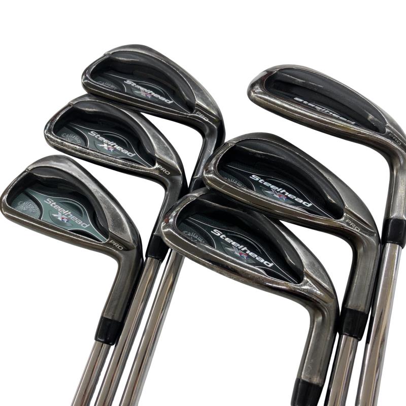【中古】 キャロウェイ STEELHEAD XR PRO 6S アイアン書き割り IR Dynamic Gold (フレックスS) メンズ 成人男性用 右利き 右用 C位置づける ゴルフ野球クラブ