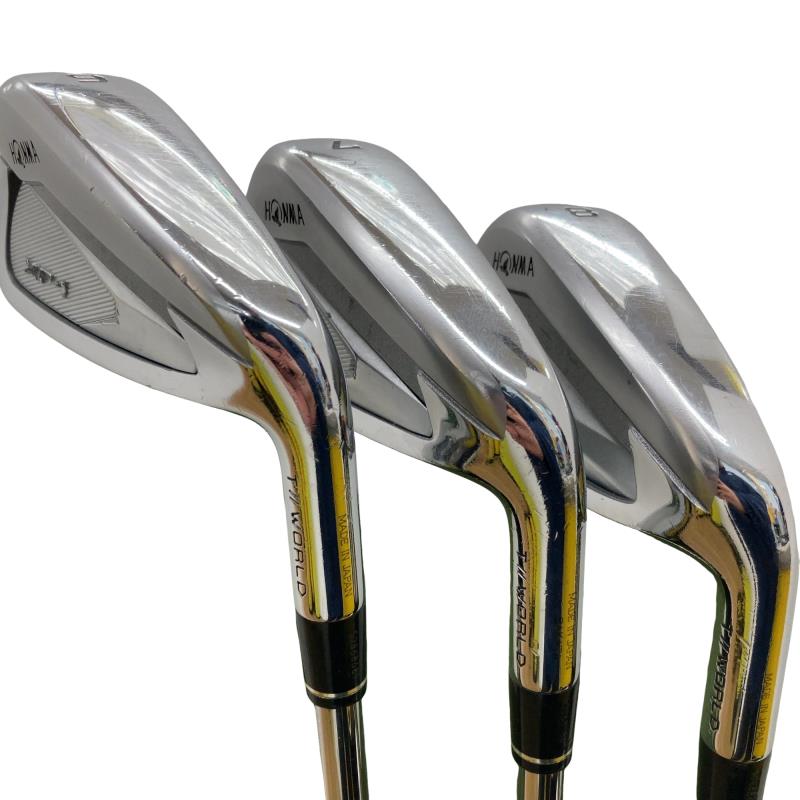 【中古】 本間ゴルフ TOUR WORLD XP-1 5S アイアンセット IR ZELOS FOR T//WORLD (フレックスS) メンズ 男性用 右利き 右用 Cランク ゴルフクラブ