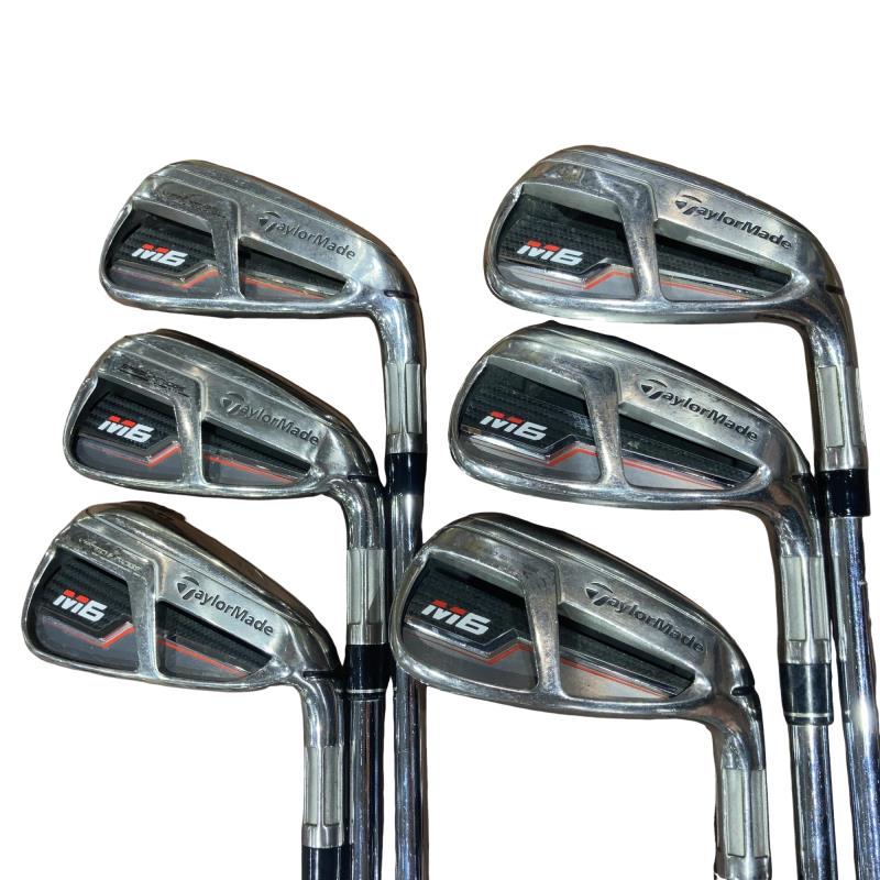 【中古】 仕立て屋お手伝いさん M6 6S アイアン書き割り IR RE-AX 85 STEEL (フレックスS) メンズ 成人男性用 右利き 右用 D位置づける ゴルフ野球クラブ