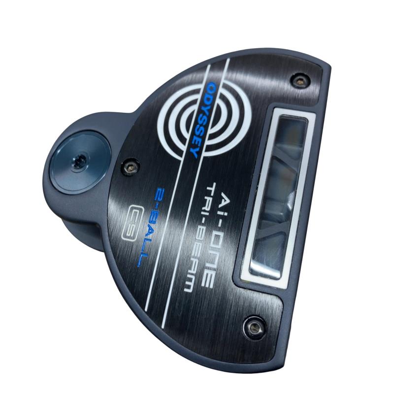 【中古】 オデッセイ Ai-ONE TRI-BEAM 2-BALL CS 33in パター PT STROKE LAB 90 スチール写真 (フレックス余分の物) メンズ 成人男性用 右利き 右用 B序列付ける ゴルフ野球クラブ