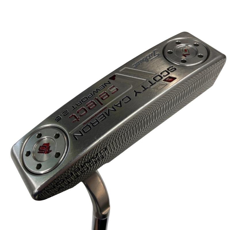 【中古】 タイトリスト SCOTTY CAMERON select NEWPORT 2.5(2014) 34in パター PT スチール写真 (フレックス余分の物) メンズ 成人男性用 右利き 右用 C位置づける ゴルフ野球クラブ