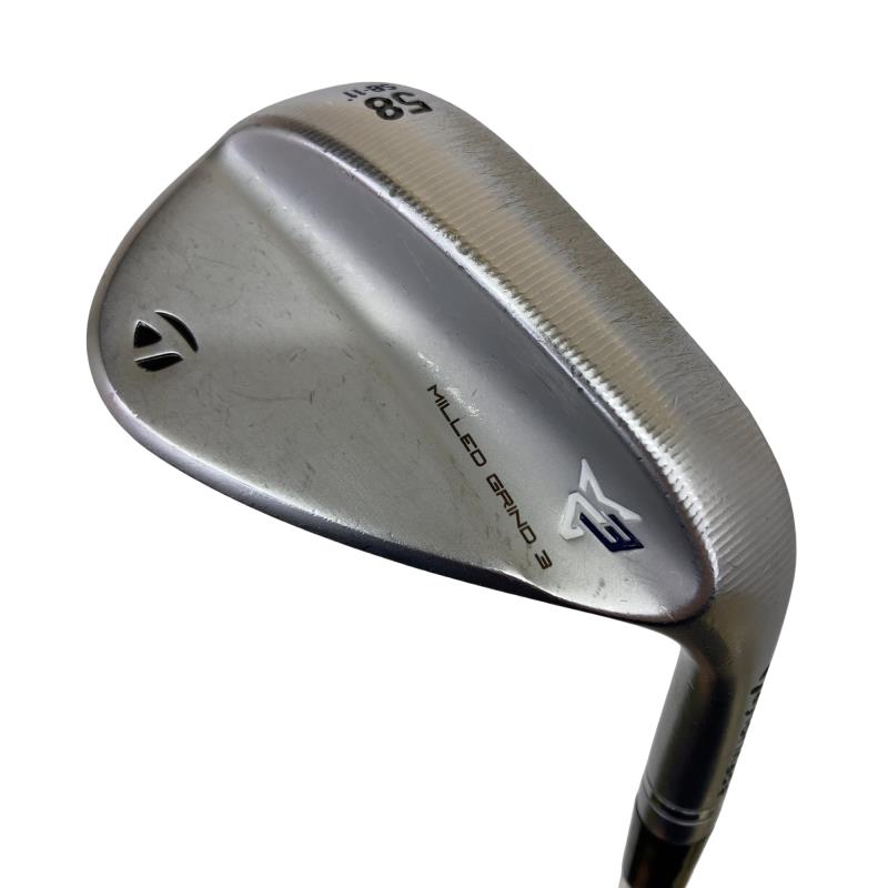 【中古】 テーラーメイド Taylor Made MILLED GRIND 3 58°/11° ウェッジ WG NS PRO MODUS3 TOUR105 (フレックスS) メンズ 男性用 右利き 右用 Cランク ゴルフクラブ|ゴルフパートナー 中古クラブ店