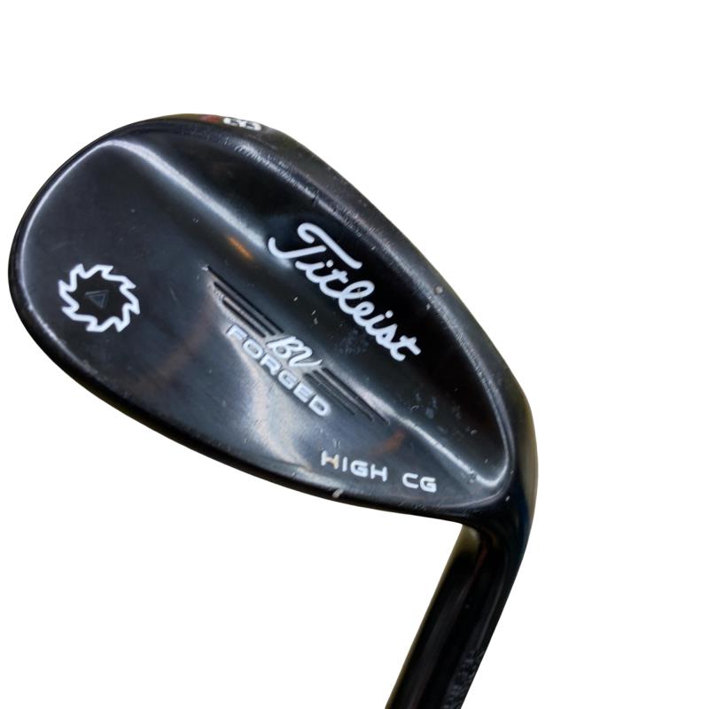 【中古】 タイトリスト VOKEY FORGED(2017) ブラック 58°/10°M ウェッジ WG リシャフト (フレックスその他) メンズ 男性用 右利き 右用 Dランク ゴルフクラブ
