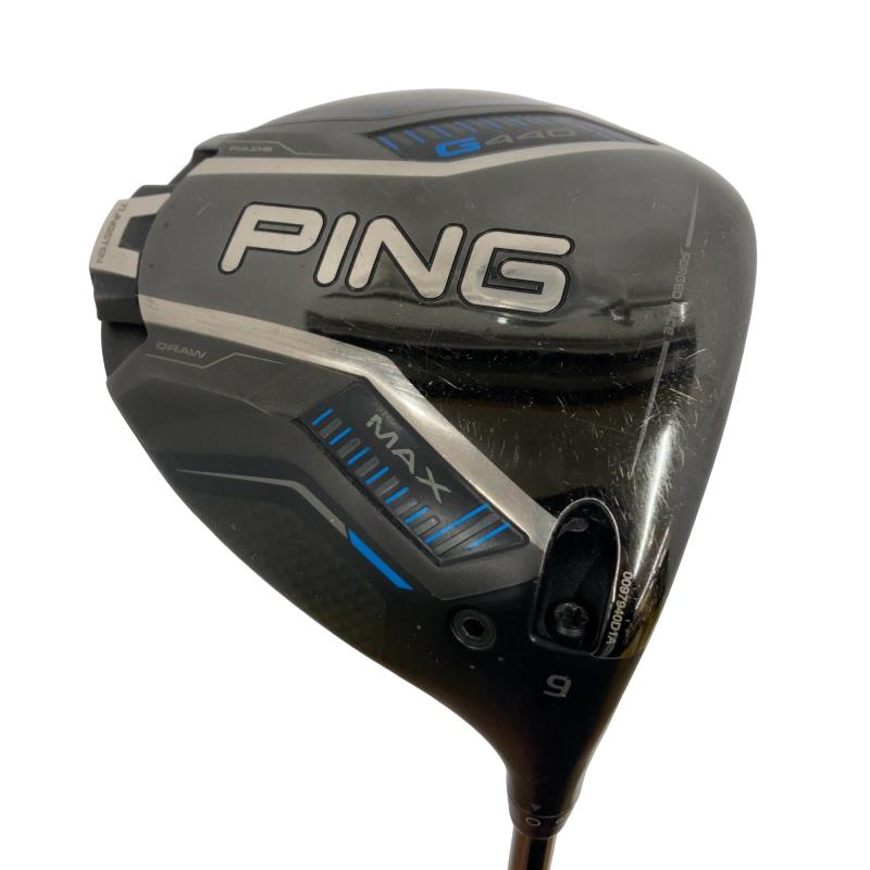 【中古】 ピン G440 MAX  9° １番ウッド DR PING TOUR 2.0 BLACK 65(DR) (フレックスS) メンズ 成人男性用 右利き 右用 C序列付ける ゴルフ野球クラブ