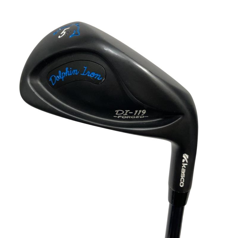 【中古】 キャスコ Dolphin Iron DI-119(ブラック) #5 単品アイアン LI Dolphin DP-191(ブラック) (フレックスR) メンズ 男性用 右利き 右用 Cランク ゴルフクラブ|ゴルフパートナー 中古クラブ店