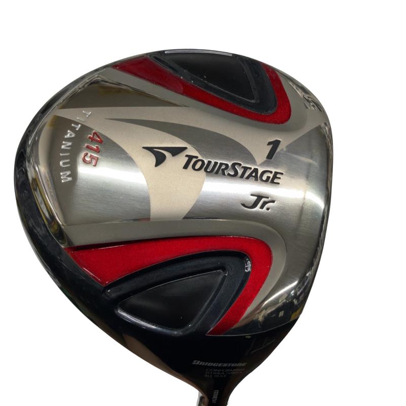 【中古】 ブリヂストン TOURSTAGE Jr.ホワイトシリーズ(2010) 1W(チタン) ドライバー DR TOURSTAGE Jr.(ホワイト) (フレックスUNI) ジュニア キッズ 子供用 右利き 右用 Cランク ゴルフクラブ