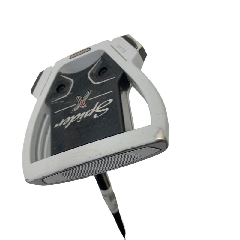 【中古】 テーラーメイド Spider X CHALK/WHITE センターシャフト 34インチ パター PT スチール(ブラック) (フレックスその他) メンズ 男性用 右利き 右用 Cランク ゴルフクラブ