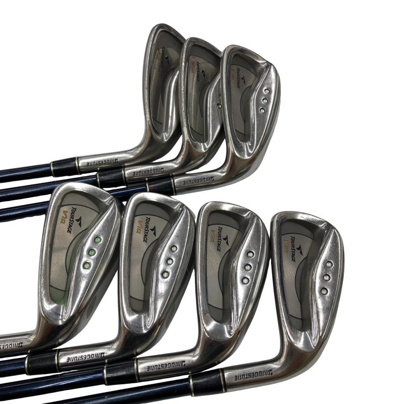 【中古】 ブリヂストン TOURSTAGE ViQ(2006)  8S アイアン仕掛ける IR TSI-50 α (フレックスR) メンズ 成人男性用 右利き 右用 C序列付ける ゴルフ野球クラブ