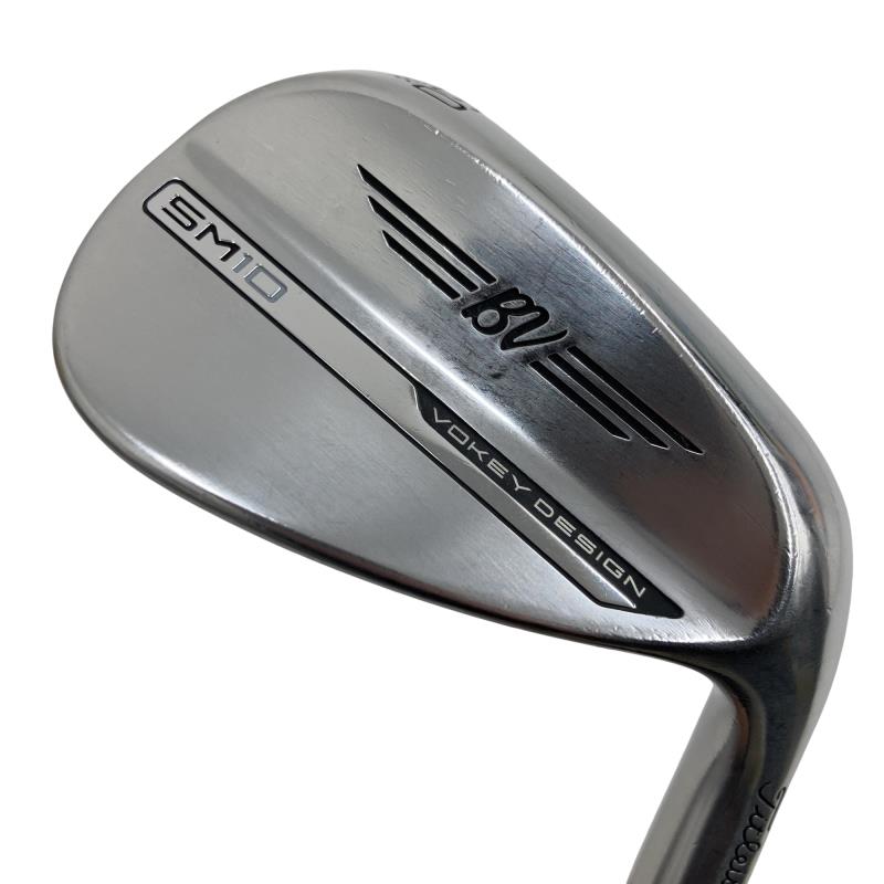 【中古】 タイトリスト VOKEY SPIN MILLED SM10 ツアークロム 50°/08°F ウェッジ WG BV 105 (フレックスその他) メンズ 男性用 右利き 右用 Cランク ゴルフクラブ
