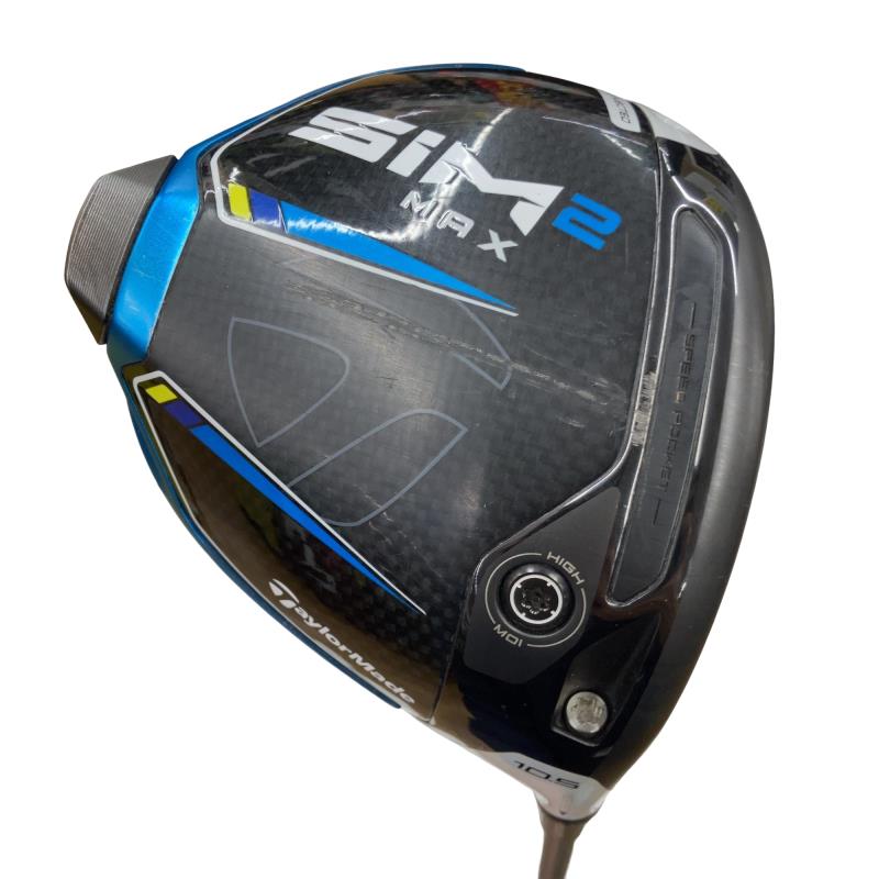 【中古】 テーラーメイド SIM2 MAX 10.5° ドライバー DR 純正特注シャフト (フレックスS) メンズ 男性用 右利き 右用 Cランク ゴルフクラブ