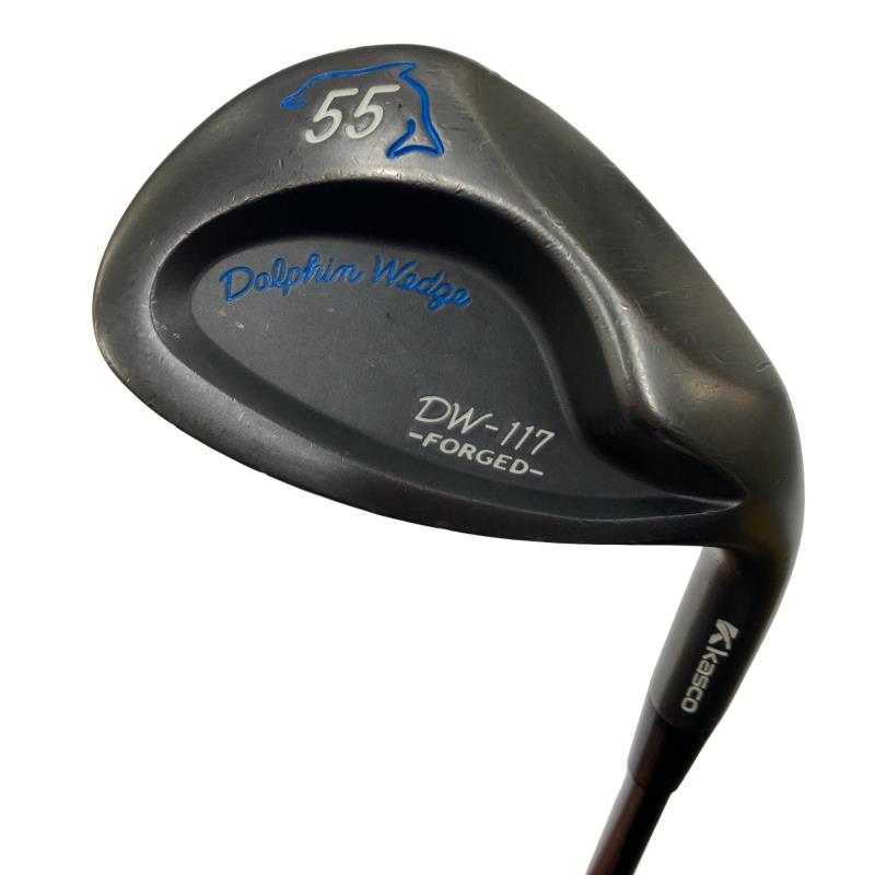 【中古】 キャスコ Dolphin wedge DW-117 FORGED 55° ウェッジ WG KBS Hi-REV 2.0 (フレックスS) メンズ 男性用 右利き 右用 Cランク ゴルフクラブ