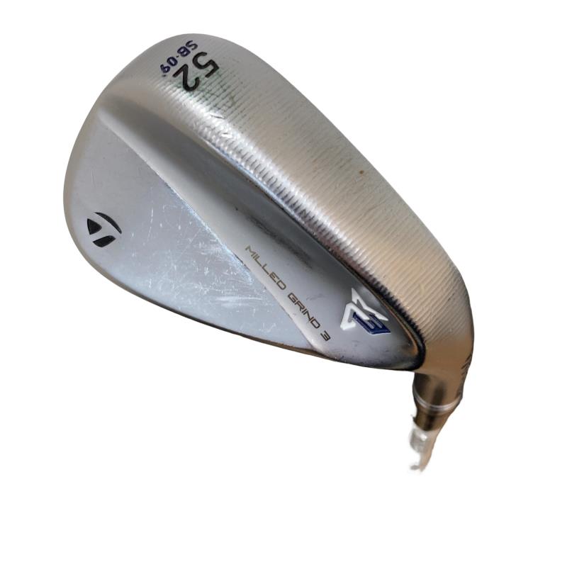 【中古】 テーラーメイド Taylor Made MILLED GRIND 3 52°/09° ウェッジ WG Dynamic Gold (フレックスS) メンズ 男性用 右利き 右用 Cランク ゴルフクラブ