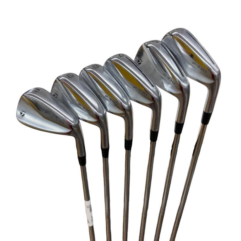 【中古】 仕立て屋お手伝いさん Taylor Made P・770(2020) 6S アイアン仕掛ける IR 完全無欠特注立て坑 (フレックスS) メンズ 成人男性用 右利き 右用 C価値づける ゴルフ野球クラブ