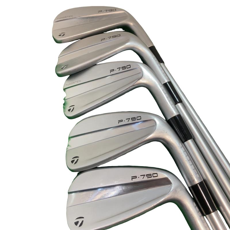 【中古】 テーラーメイド Taylor Made P・790(2023) 5S アイアンセット IR 純正特注シャフト (フレックスS) メンズ 男性用 右利き 右用 Cランク ゴルフクラブ
