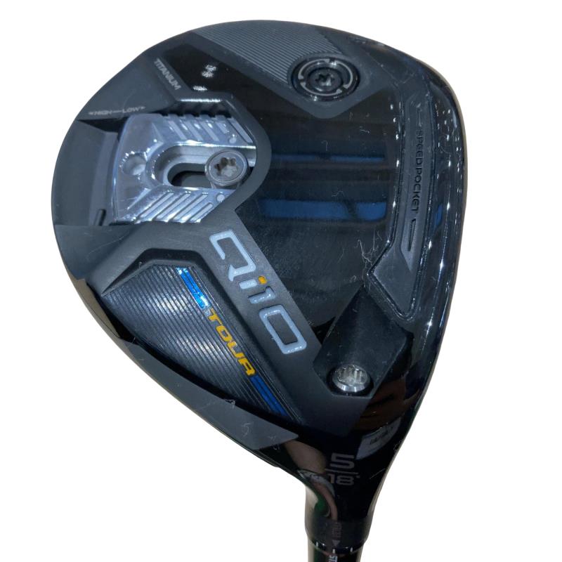 【中古】 テーラーメイド Qi10 TOUR 5W フェアウェイウッド FW Diamana SILVER TM50(Qi10 FW) (フレックスS) メンズ 男性用 右利き 右用 Bランク ゴルフクラブ