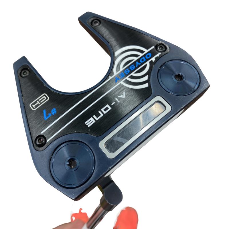 【中古】 オデッセイ Ai-ONE #7 CH 34in パター PT STROKE LAB 90 スチール写真 (フレックス余分の物) メンズ 成人男性用 右利き 右用 C序列付ける ゴルフ野球クラブ