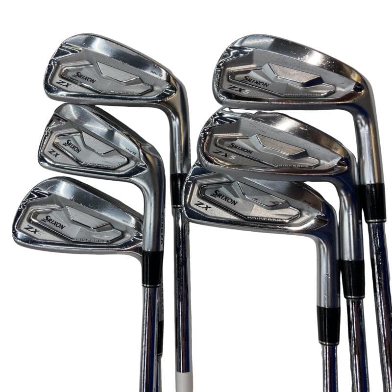 【中古】 ダンロップ SRIXON ZX5 Mk II 6S アイアンセット IR NS PRO MODUS3 TOUR105 D.S.T (フレックスS) メンズ 男性用 右利き 右用 Cランク ゴルフクラブ
