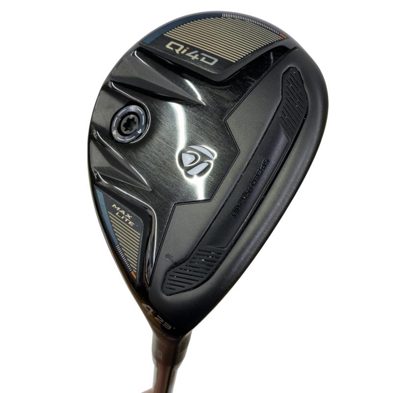 【中古】 テーラーメイド Qi4D MAX LITE U4 ユーティリティ UT REAX 45(Qi4D UT) (フレックスR) メンズ 男性用 右利き 右用 Cランク ゴルフクラブ