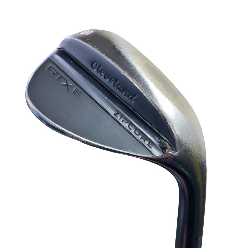 【中古】 クリーブランド Cleveland RTX-6 ZIPCORE ブラックサテン 56°/10° MID ウェッジ WG 純正特注シャフト (フレックスS) メンズ 男性用 右利き 右用 Dランク ゴルフクラブ