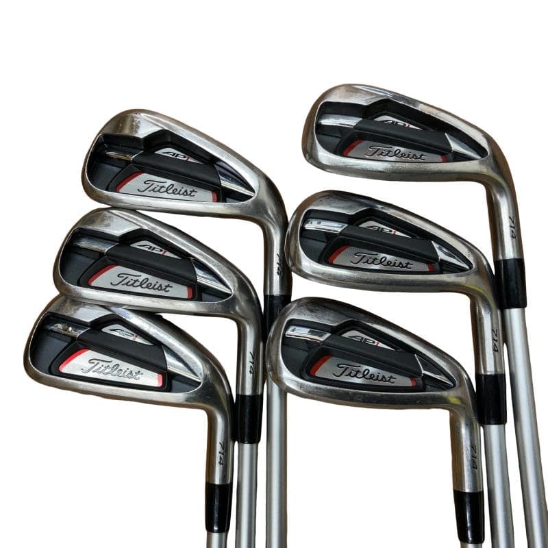 【中古】 タイトリスト Titleist AP1 714  6S アイアン仕掛ける IR Titleist MCI 60 (フレックスS) メンズ 成人男性用 右利き 右用 C序列付ける ゴルフ野球クラブ