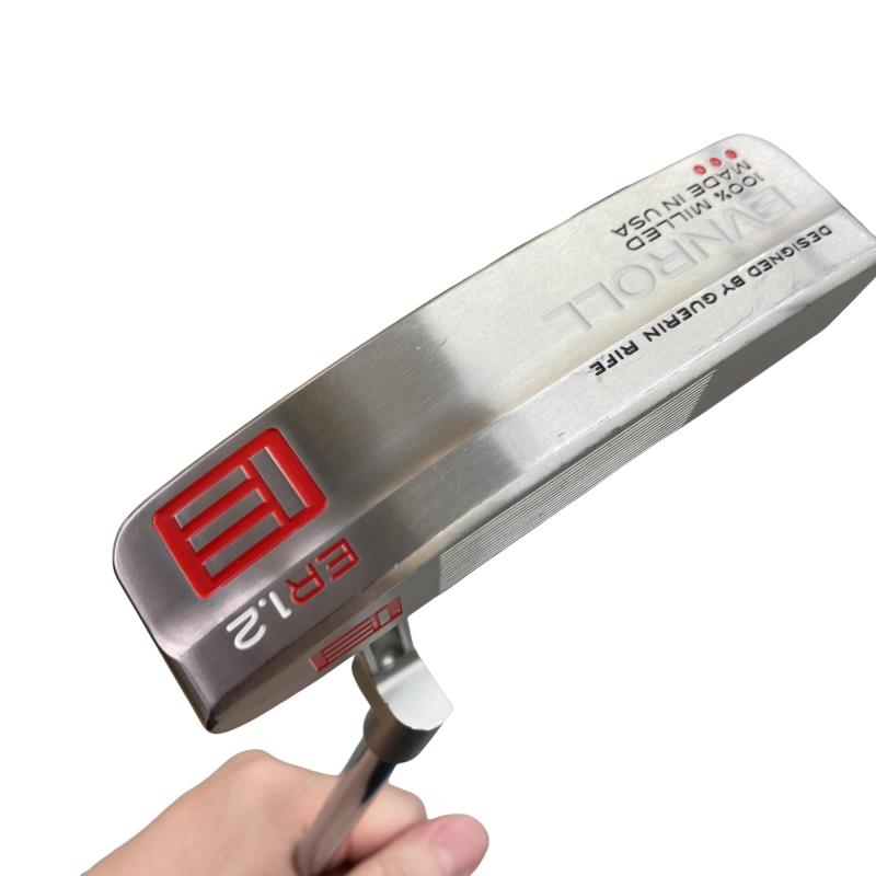【中古】 EVNROLL EVNROLL ER1.2 34in(懐鉄砲手持ち部分黒) パター PT スチール写真 (フレックス余分の物) メンズ 成人男性用 右利き 右用 C序列付ける ゴルフ野球クラブ