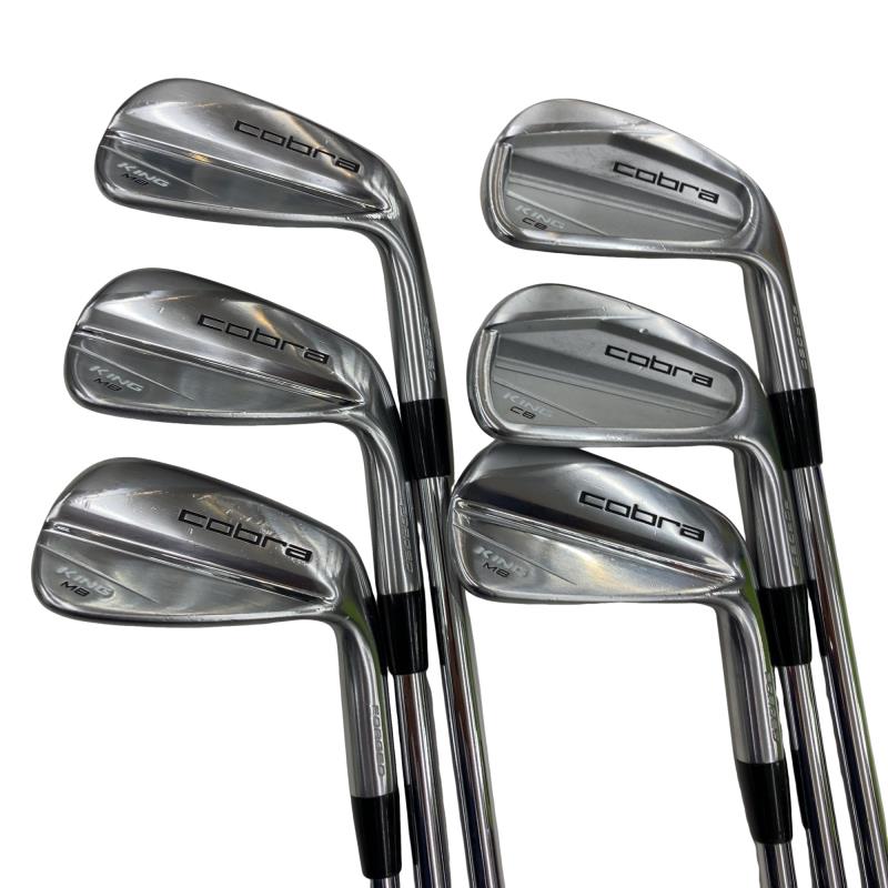 【中古】 コブラ KING FORGED CB/MB(しろがね色)(2023) 6S アイアン仕掛ける IR Dynamic Gold EX TOUR ISSUE (フレックスS) メンズ 成人男性用 右利き 右用 C価値づける ゴルフ野球クラブ
