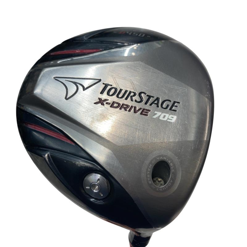 【中古】 ブリヂストン TOURSTAGE X-DRIVE 709 D450 10.5° ドライバー DR 純正特注シャフト (フレックスS) メンズ 男性用 右利き 右用 Cランク ゴルフクラブ