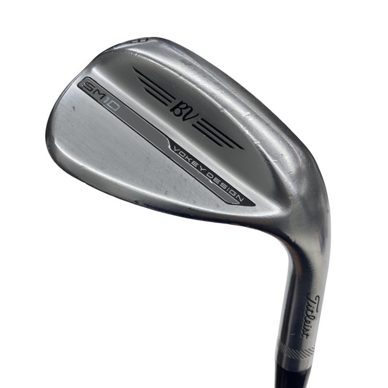 【中古】 タイトリスト VOKEY SPIN MILLED SM10 ツアークロム 58°/12°D ウェッジ WG 純正特注シャフト (フレックスS) メンズ 男性用 右利き 右用 Cランク ゴルフクラブ