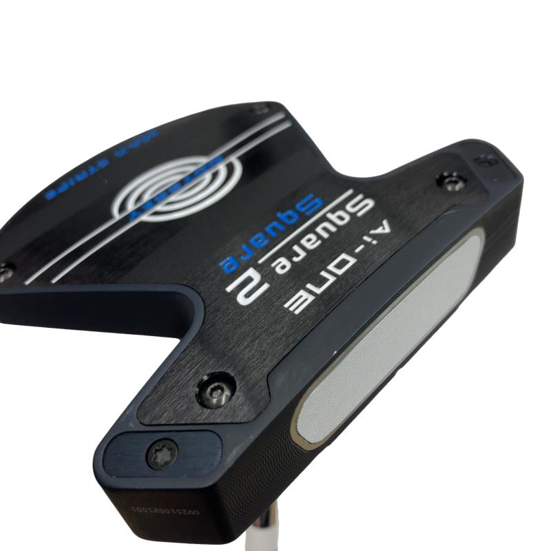 【中古】 オデッセイ Ai-ONE SQUARE 2 SQUARE MAX STRIPE 33in パター PT STROKE LAB 90 スチール写真 (フレックス余分の物) メンズ 成人男性用 右利き 右用 B序列付ける ゴルフ野球クラブ