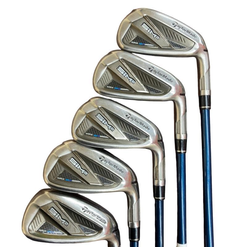 【中古】 仕立て屋御手伝いさん SIM2 MAX  5S アイアン仕掛ける IR TENSEI BLUE TM60(SIM2 IR) (フレックスS) メンズ 成人男性用 右利き 右用 C序列付ける ゴルフ野球クラブ