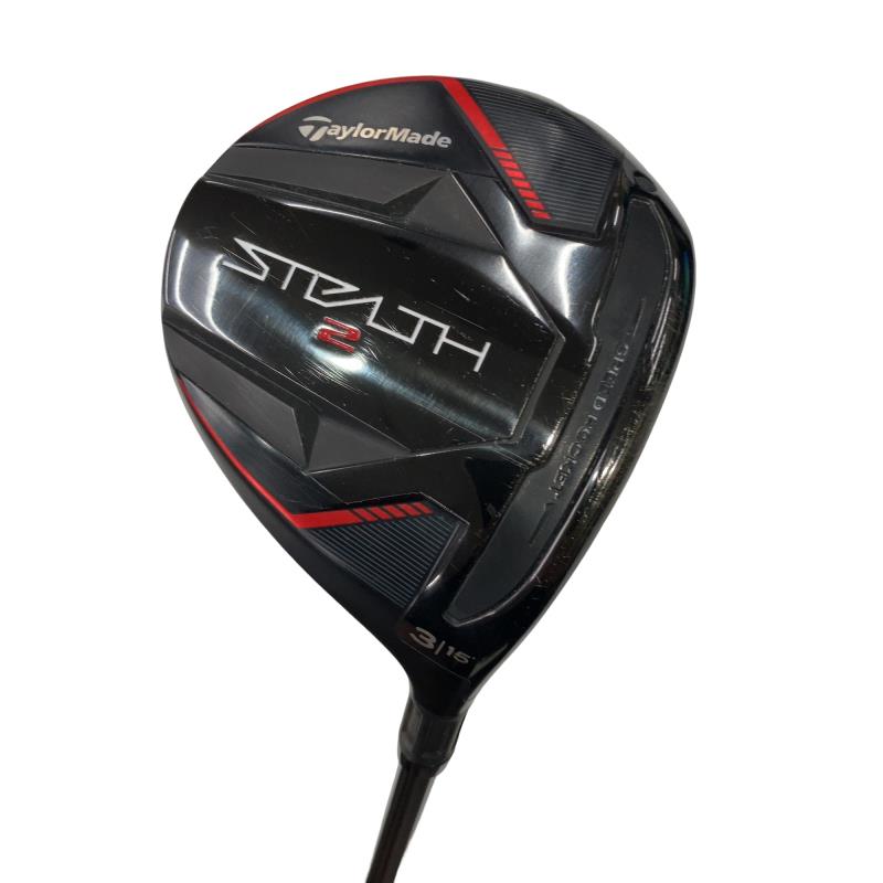 【中古】 テーラーメイド STEALTH2 3W フェアウェイウッド FW TENSEI RED TM50(STEALTH FW) (フレックスS) メンズ 男性用 右利き 右用 Cランク ゴルフクラブ