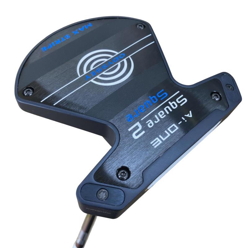 【中古】 オデッセイ Ai-ONE SQUARE 2 SQUARE MAX STRIPE 34in パター PT STROKE LAB 90 スチール写真 (フレックス余分の物) メンズ 成人男性用 右利き 右用 B価値づける ゴルフ野球クラブ