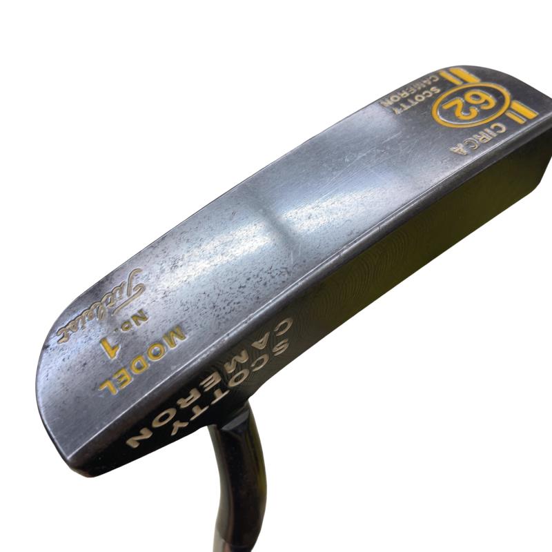 【中古】 タイトリスト SCOTTY CAMERON CIRCA 62 No.1 パター PT スチール写真 (フレックス余分の物) メンズ 成人男性用 右利き 右用 C序列付ける ゴルフ野球クラブ