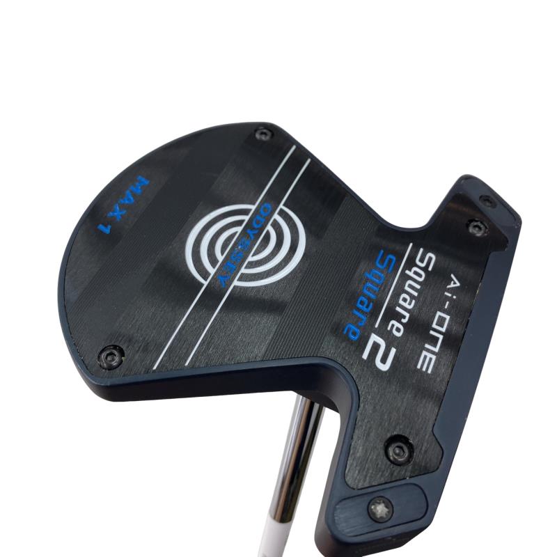 【中古】 オデッセイ Ai-ONE SQUARE 2 SQUARE MAX 1 33in パター PT STROKE LAB 90 スチール写真 (フレックス余分の物) メンズ 成人男性用 右利き 右用 C序列付ける ゴルフ野球クラブ