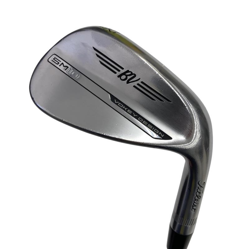 【中古】 タイトリスト VOKEY SPIN MILLED SM10 ツアークロム 52°/08°F ウェッジ WG Dynamic Gold (フレックスS) メンズ 男性用 右利き 右用 Cランク ゴルフクラブ