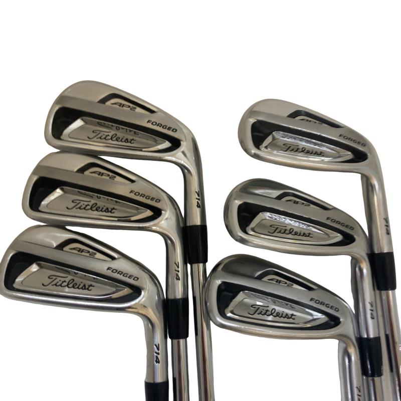 【中古】 タイトリスト Titleist AP2 714 6S アイアンセット IR Dynamic Gold (フレックスS) メンズ 男性用 右利き 右用 Cランク ゴルフクラブ
