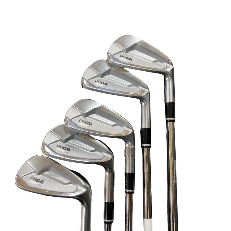 【中古】 プロギア PRGR 01(2023) 5S アイアンセット IR NS PRO MODUS3 TOUR115 (フレックスS) メンズ 男性用 右利き 右用 Cランク ゴルフクラブ