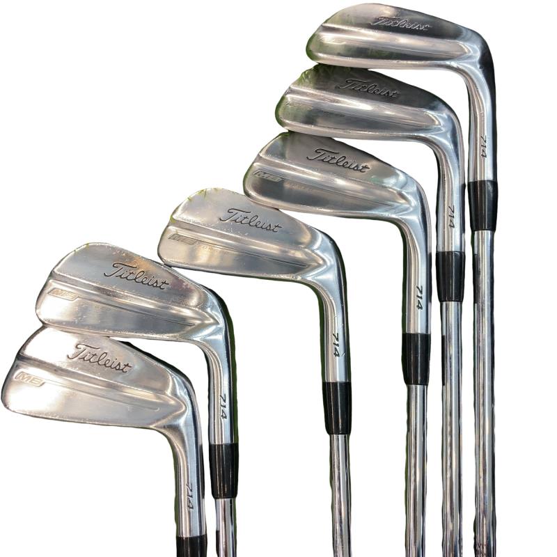 【中古】 タイトリスト Titleist MB 714 6S アイアン書き割り IR Dynamic Gold (フレックスS) メンズ 成人男性用 右利き 右用 C位置づける ゴルフ野球クラブ
