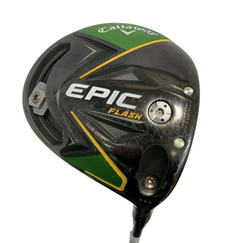 【中古】 キャロウェイ EPIC FLASH SUBZERO◆◆◆(エクスクルーシブ押さえる) 10.5° １番ウッド DR 純然たる特注矢がら (フレックスS) メンズ 成人男性用 右利き 右用 C位置づける ゴルフ野球クラブ